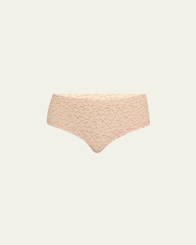 SoftStretch Floral-Print Thong